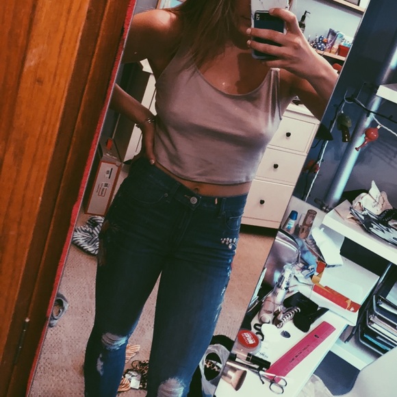 Charlotte Russe pale pink Tank Top - Picture 3 of 6